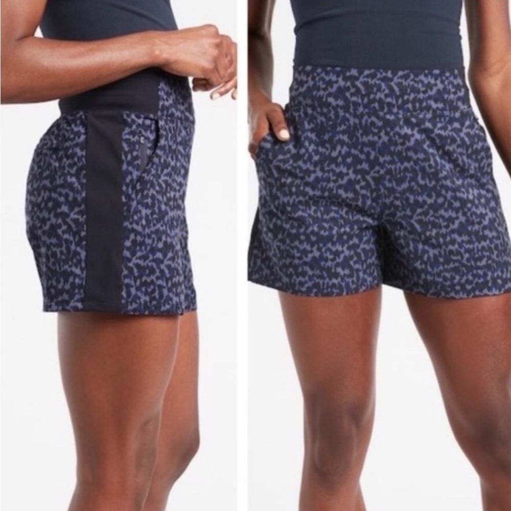 Athelta Brooklyn printed short size 4
